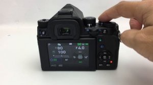 PENTAX KP 光学ファインダー時の電子シャッター