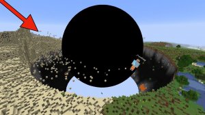 ОБЗОР МОДА Black Hole Mod в МАЙНКРАФТ | FlameGame Minecraft