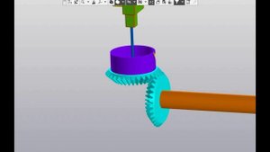 Простая анимация швейной машинки созданная в программе Компас 3D.