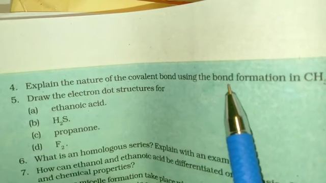 Lesson 4 class 10 exercise question(1,2,3,4) and dot structure of Butanone смотреть онлайн