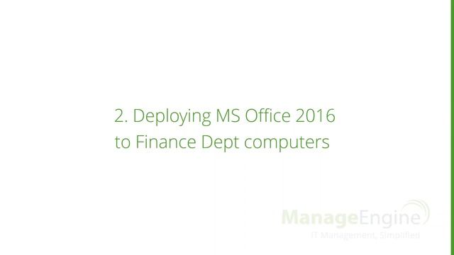 Free Desktop Central Training - Software Deployment