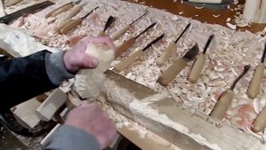 Резьба по дереву. Вырезаем Медведя. Урок второй.