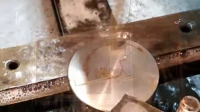 Обработка дюрали Д16 на электроэрозионном станке DK7720 смотреть онлайн