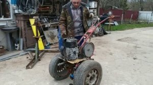 Запускаем Кракина, заброшенный мотоблок мб 1