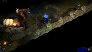Diablo 2 - Duriel - Bossfight - Paladin and Mage