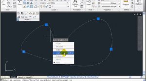 Функция "Редактирование сплайна" в AutoCad 2011