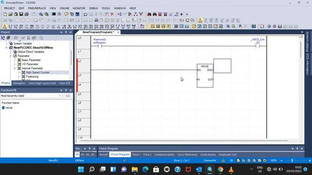 How to program LS PLC with Encoder? || LSIS