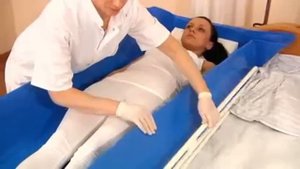 Ванна на тележке для мытья лежачих пациентов - Bath Trolley for Washing Bedridden Patients