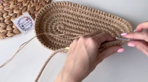 СУМКА ИЗ ДЖУТОВОЙ ВЕРЕВКИ?! ЕСО ВЯЗАНИЕ! Сумка-корзина ??? из каната и шпагата крючком)))