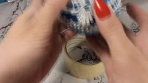 Как сделать комплект новогодних шаров своими руками из одного кружева. Часть 1