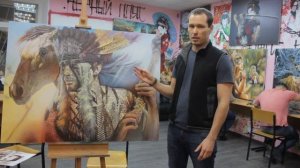 Отзыв Дмитрия о школе рисования и росписи стен Арона Оноре