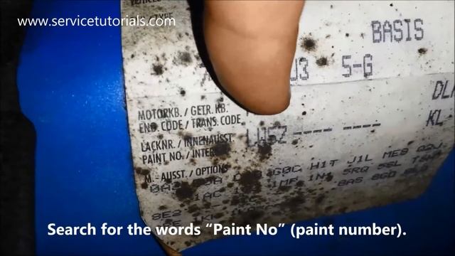 How to find code paint VW Golf 4 Mk4 in 3 simple steps смотреть онлайн