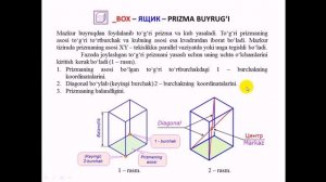 Kompyuter grafikasi. Компьютерная графика в системе AutoCAD