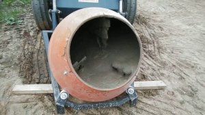 Самодельная бетономешалка на Мтз