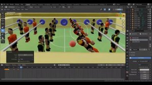 Blender 2.93 Настольный футбол для проб анимации