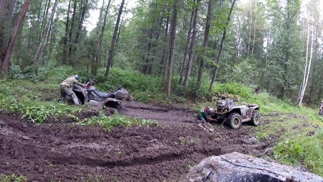 Стелс Гепард 650, прохват по Ивановским болотам, толпой. Часть1 Строго18+! смотреть онлайн