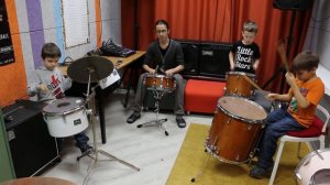 Ансамбль ударных инструментов  «Барабашки».  09.01.2021