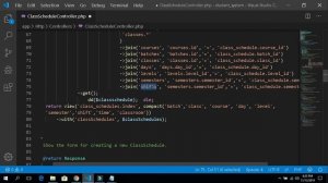Laravel 6 Student Information System Part 20 Class Scheduled Table Relationship (Part1) Episode 6