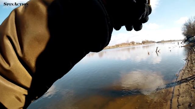 Ловля судака весной на Москва реке.