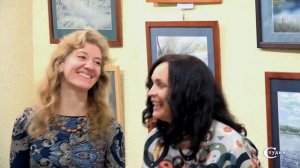Фрагменты открытия выставки Ю. Васиной  "Любимое" (живопись, графика). 22 сентября 2017 г.