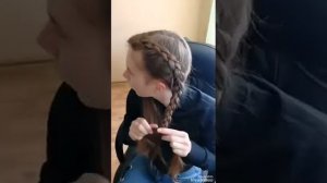 Как плести выпуклые косички самой себе, просто и доступно