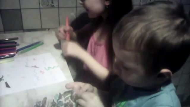 Наклейки с динозаврами /рисунок из наклеек