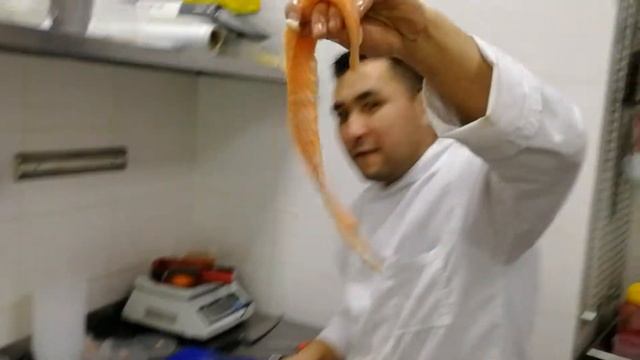 Чистка лосось