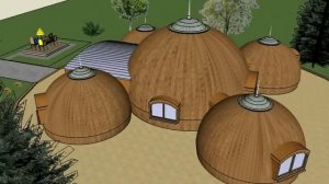 Проект круглого дома. Деревянные Круглые Дома КУПОЛЬНЫЕ СФЕРИЧЕСКИЕ