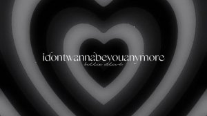 idontwannabeyouanymore - billie eilish (speed up)