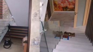 Перила для лестниц из стекла