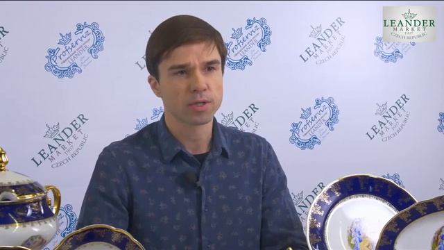 Посуда из фарфора Мэри Энн Мадонна кобальт Leander Чехия смотреть онлайн