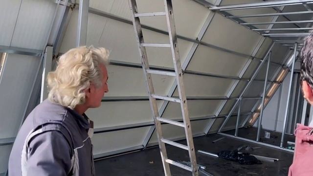 Üçgen Ev / Bungalov Ev Yapım Aşamaları ve Tüm Detaylar | Kırıkkale'deki İlk Çelik Bungalov Ev ! смотреть онлайн