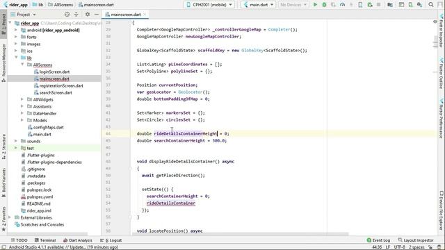 Flutter Tutorial for Beginners 2021 - Android & iOS UBER App || Taxi Booking App Flutter & Firebase