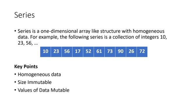 Python Pandas | Data Structures | Series DataFrame Panel | Mutability | Python tutorial 83 смотреть онлайн