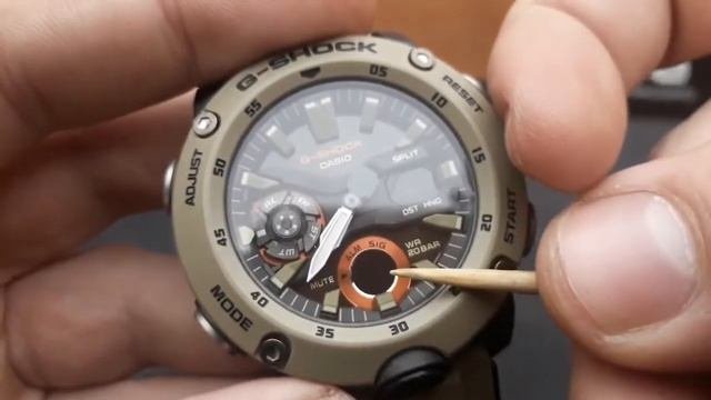 GShock GA-2000 - Setting Time And Date Tutorial