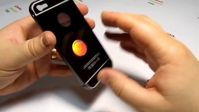 Бампер iPhone 5/5s МЕТАЛЛИЧЕСКИЙ зеркальный / Metal Mirror Soft Clear Case For iphone 5 5s #72 смотреть онлайн