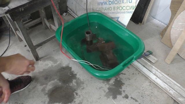 Очистка ржавчины постоянным током, эксперимент смотреть онлайн