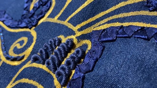 Нагрудное текстильное украшение Птица. Мастер Ирина Шикова. смотреть онлайн