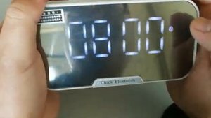 G10 bluetooth speaker clock alarm time setting