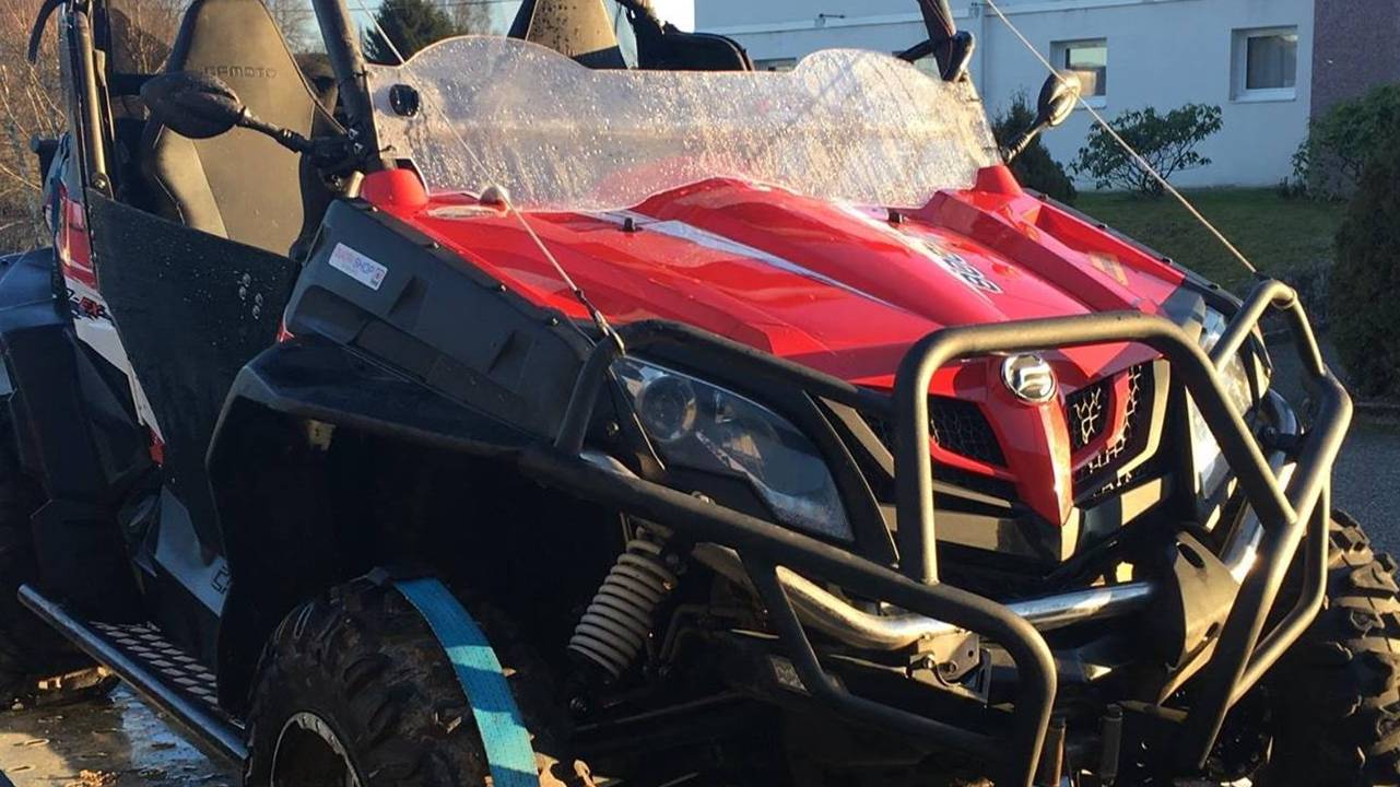 la beaujoltour en 2016 et ssv CF MOTO