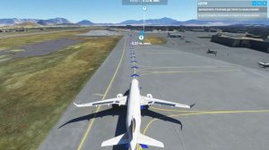 MSFS 2020 | Жесткая посадка. Впервые посадил самолет по ILS | A320 NEO | UTDD-OAKB