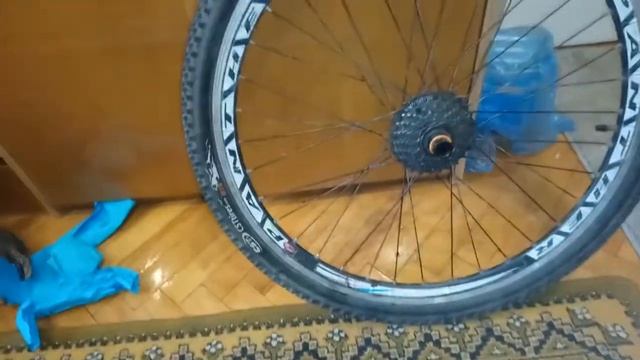 Весёлая замена оси заднего колеса на велосипеде, или лекция колхоз на велосипеде запрещён