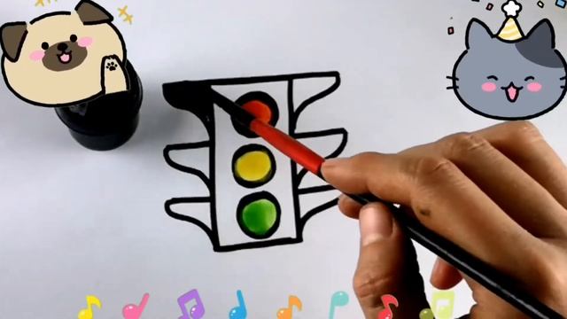 Bolalar uchun svetafot rasm chizish /.Рисование светофоров для детей смотреть онлайн