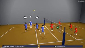 обзор игры spikair volleyball