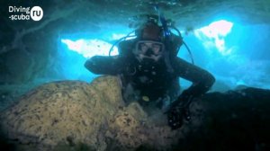 Дайвинг Крым - Пещера "Грот-башня" Голубая бухта, Севастополь diving-scuba.ru