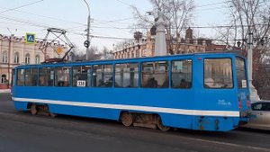 Томск, трамвай 71-608КМ № 338 (4208)