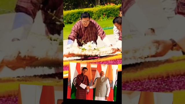 King Of Bhutan With PM Modi Of India || king Jigme Khesar Namgyel Wangchuck || Bhutan King