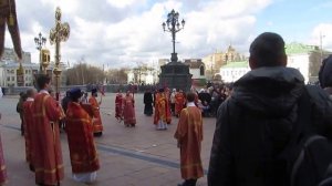 18 апреля 2015 Москва ХХС Крестный ход в Светлую субботу