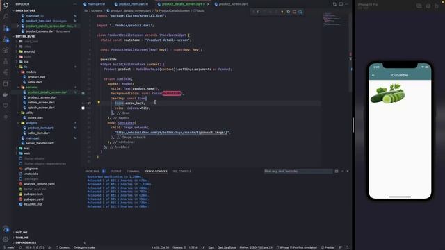 Flutter Shopping App Tutorial 32 - Adding Product Details Screen Design to Flutter UI (PART 2)