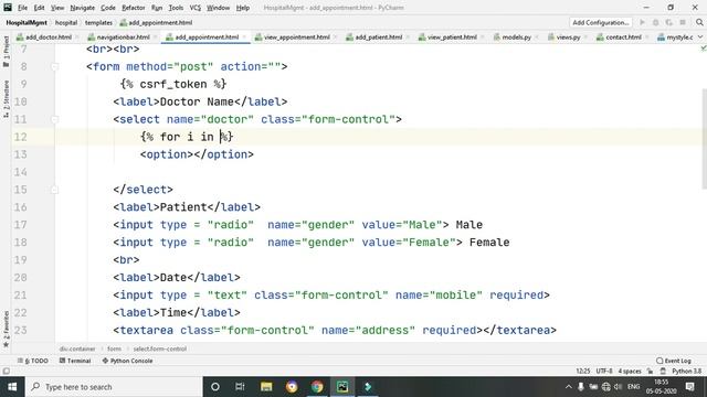 #12 Python Django Project Development  | Hospital Management | Hindi